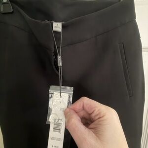 T Tahari Black Cropped Ankle Pants